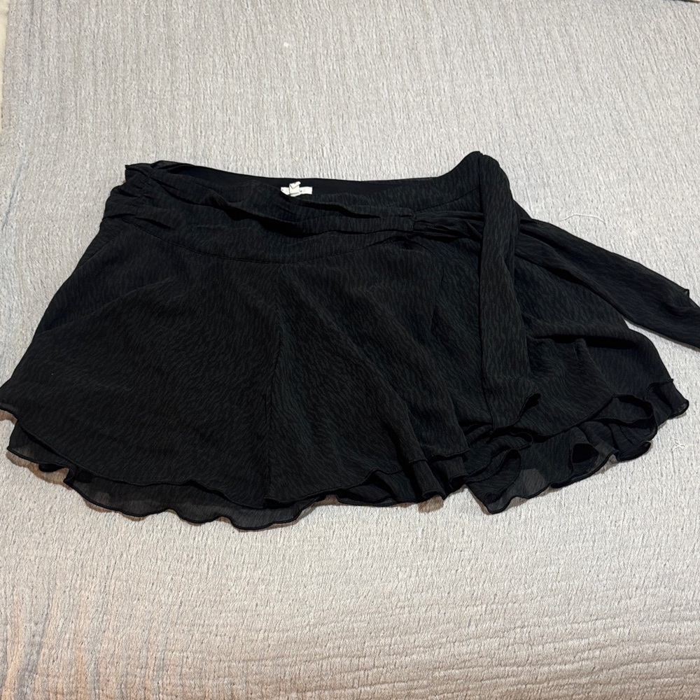 Aerie Black Mini Skirt